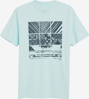 s.Oliver Shirt in Blue: front
