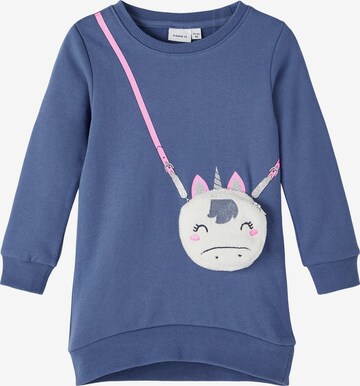 NAME IT Sweatshirt 'Polly' i blå: framsida