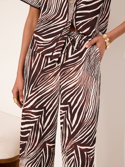 Kelnės iš Lipsy, spalva – nebalintos drobės spalva / ruda / šokolado spalva, Prekių apžvalga