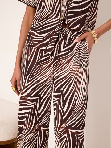 Lipsy Wide leg Broek in Bruin