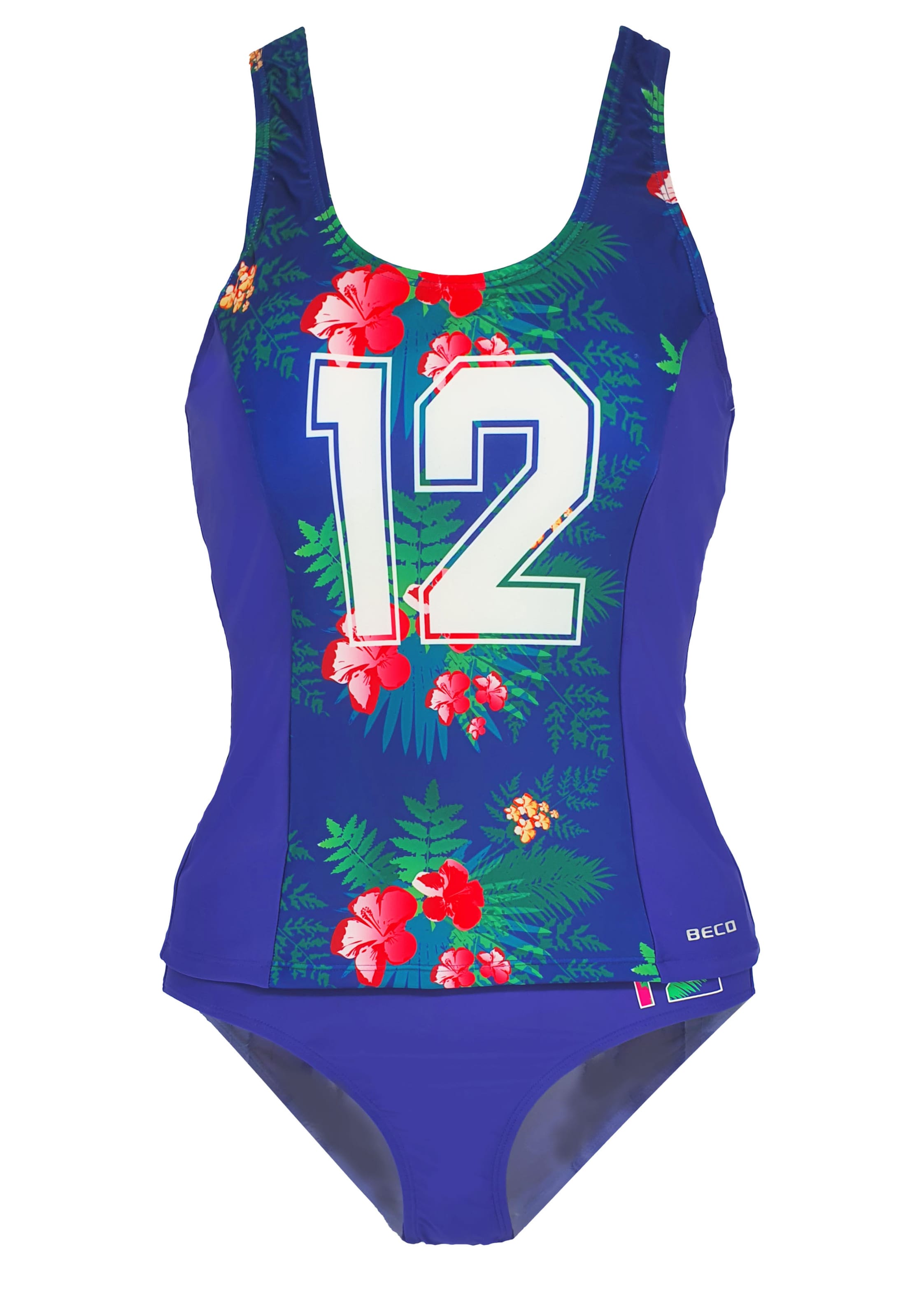BECO the world of aquasports Bustier Tankini in Blau: Vorderseite