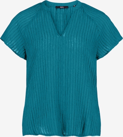 zero Bluse mit V-Ausschnitt in XS in türkis, Produktansicht