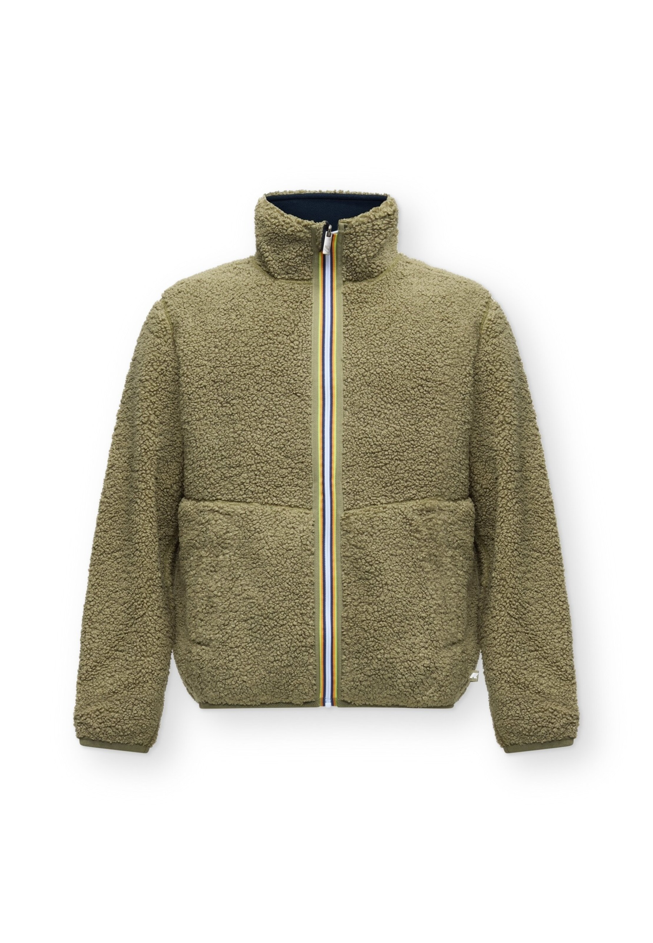 K-Way - Chaqueta polar 'Pascal' en verde: frente