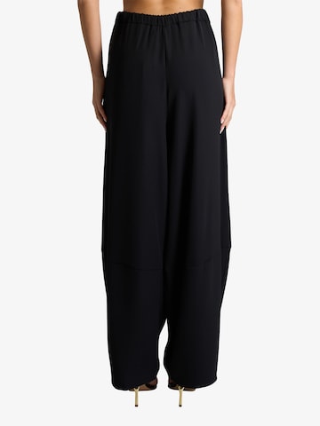 Meimeij - Loosefit Calças em preto
