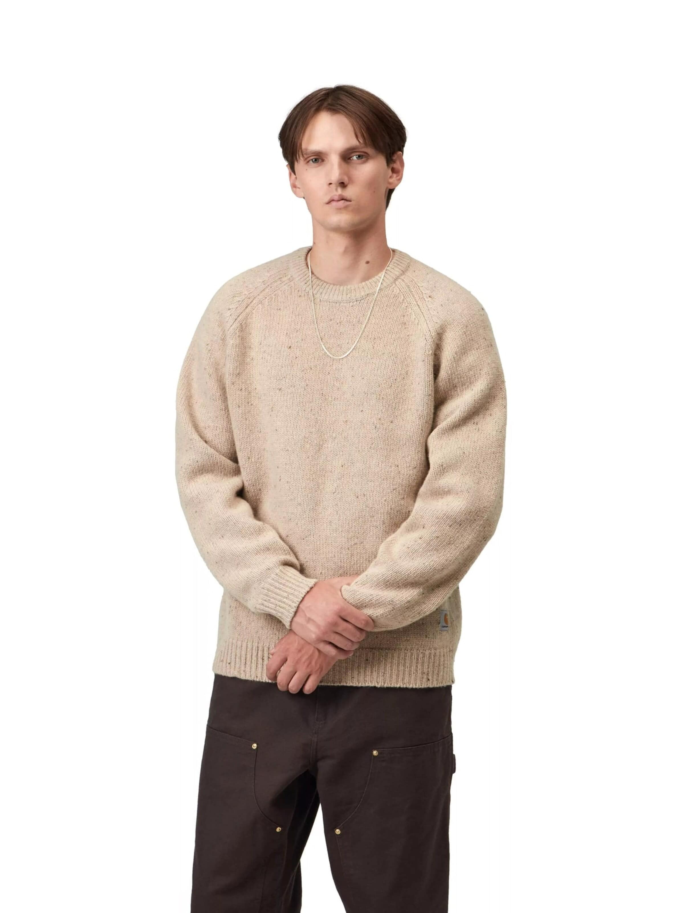 Pullover 'ANGLISTIC SWEATER SPECKLED FLEUR DE SEL' di Carhartt WIP in beige