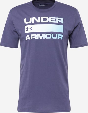 UNDER ARMOUR - Camisa funcionais 'Team Issue' em azul: frente