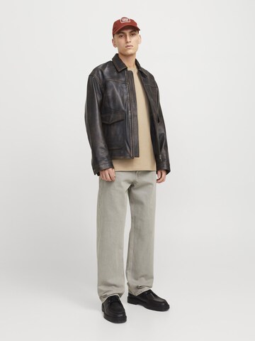 Loosefit Jean 'JJIEddie JJCooper' JACK & JONES en gris