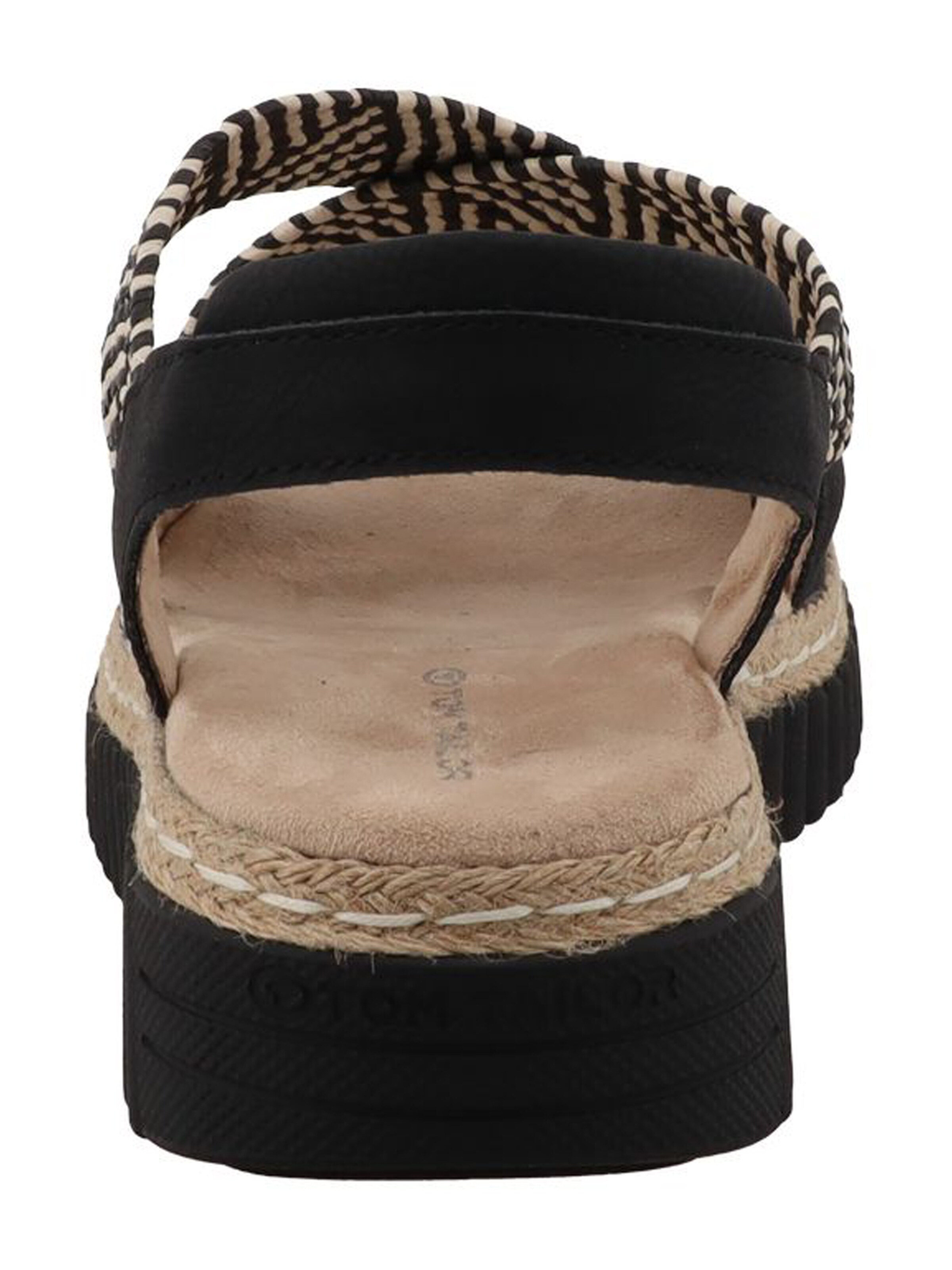 TOM TAILOR - Sandalias en negro