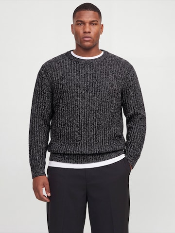 mėlyna Jack & Jones Plus Megztinis 'JJJAXON': priekis