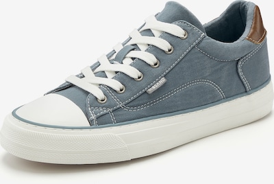 Sportbačiai be auliuko iš Elbsand, spalva – mėlyna / ruda / balta, Prekių apžvalga