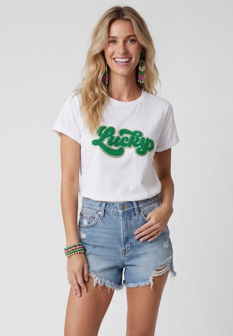 usha FESTIVAL - Camiseta en blanco: frente