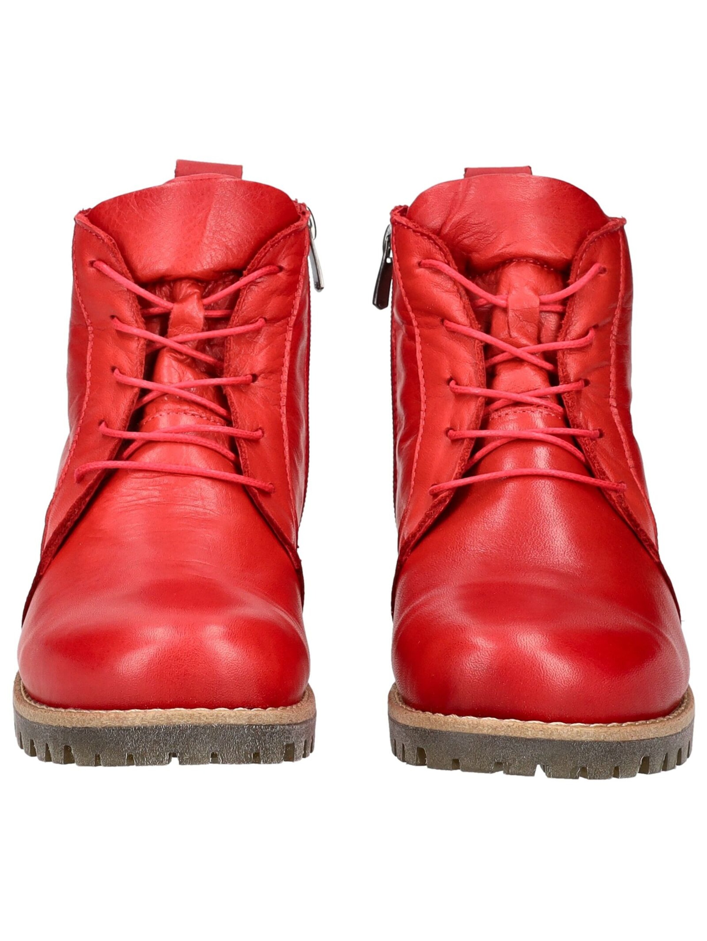 ANDREA CONTI Lace-up bootie in Red