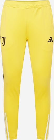 ADIDAS PERFORMANCE Workout Pants 'Juventus Tiro 23 Training Bottoms' in Yellow / Black / White, Item view