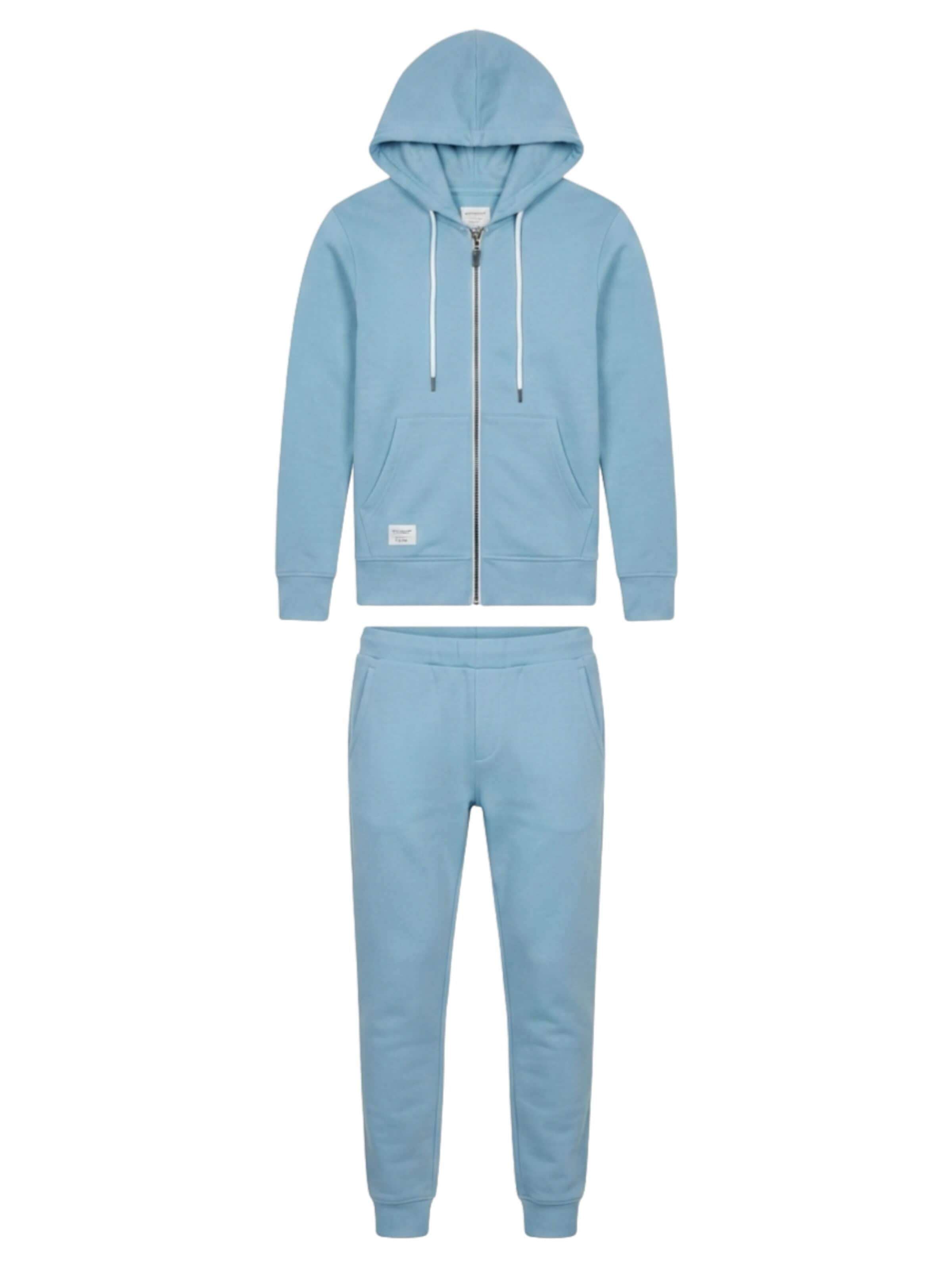 Survêtement Ombre en bleu : devant