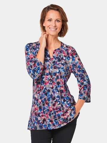 Goldner Blouse in Blauw: voorkant