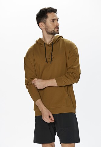 Virtus Sweatshirt 'MALTU' in Brown: front