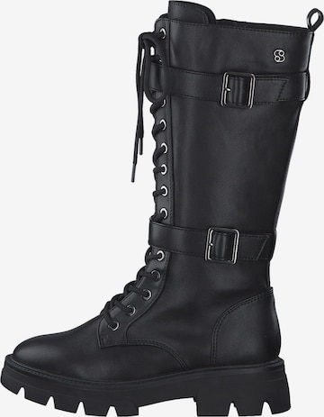 s.Oliver Lace-Up Boots in Black