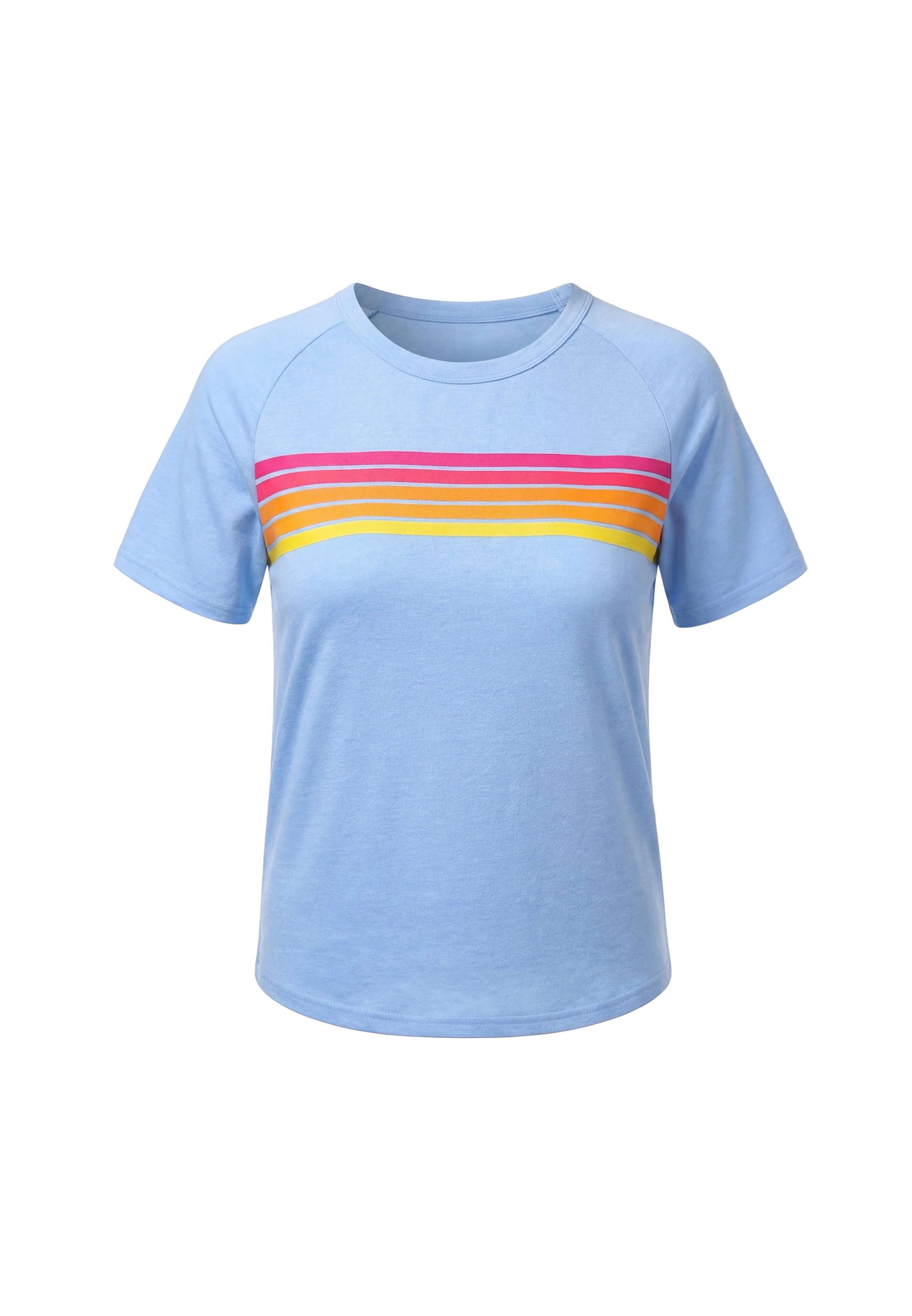 MYMO T-shirt en L en bleu / mélange de couleurs, Vue avec produit