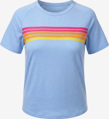 T-shirt MYMO en bleu : devant