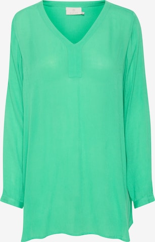 KAFFE CURVE Tunic 'Amber' in Green: front