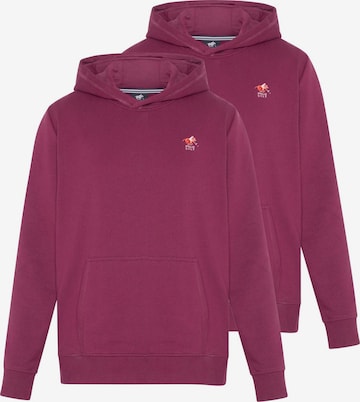 Polo Sylt Sweatshirt 'Basic' in Purple: front