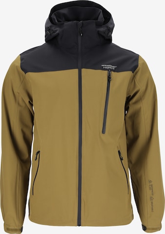 Veste outdoor 'DELTON' Weather Report en vert : devant