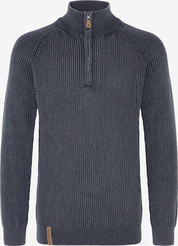 INDICODE JEANS - Pullover ' IDRocklyn ' em azul: frente