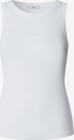 Pepe Jeans - Top 'Brenda' en blanco: frente
