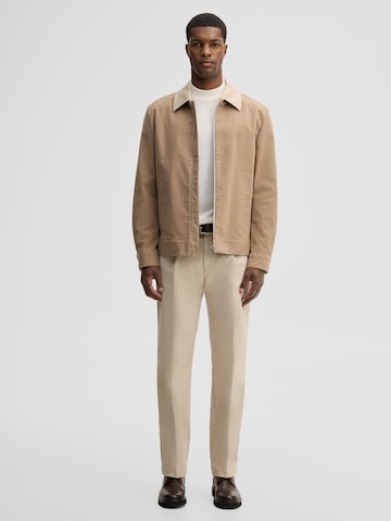 STRELLSON Regular Bandplooibroek in Beige