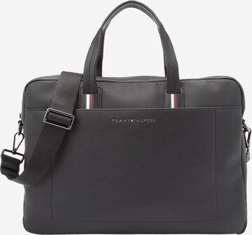 TOMMY HILFIGER Laptop Bag 'Corporate' in Black: front