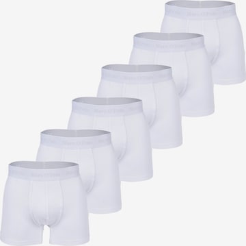 Marc O'Polo - Calzoncillo boxer en blanco: frente