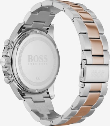 BOSS Black Analoog horloge 'Hero' in Zilver