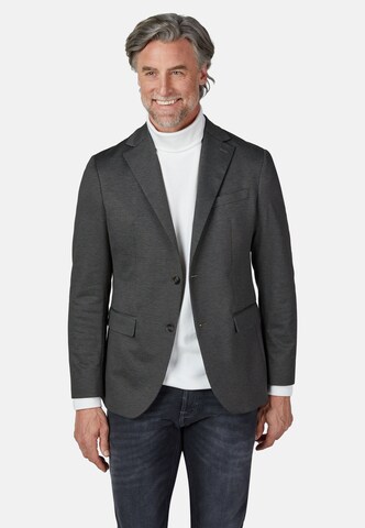 HECHTER PARIS Regular fit Business-colbert 'modern fit' in Groen: voorkant