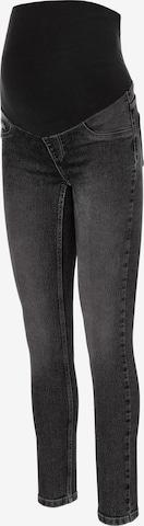 MAMALICIOUS Skinny Jeggings 'LAMY' in Grijs: voorkant