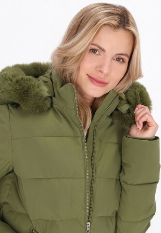 Usha Winter Coat in Green