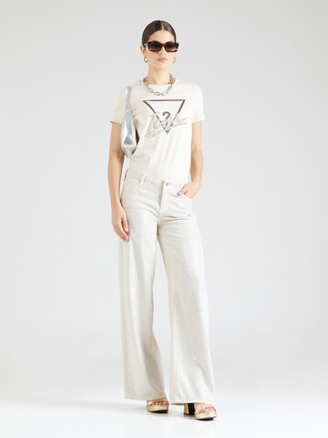 GUESS T-Shirt in Beige