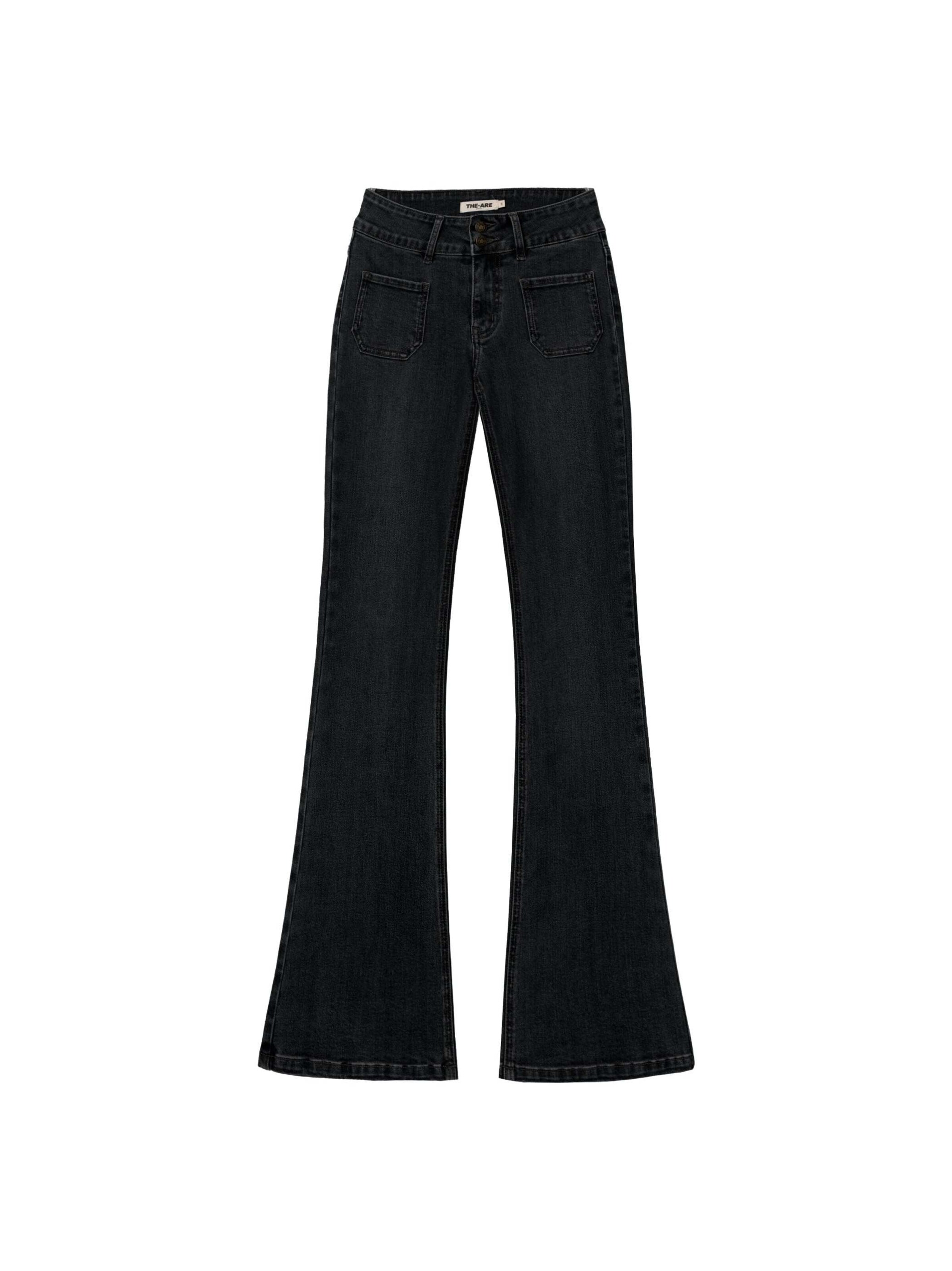 THE-ARE Vaquero en negro denim, Vista del producto