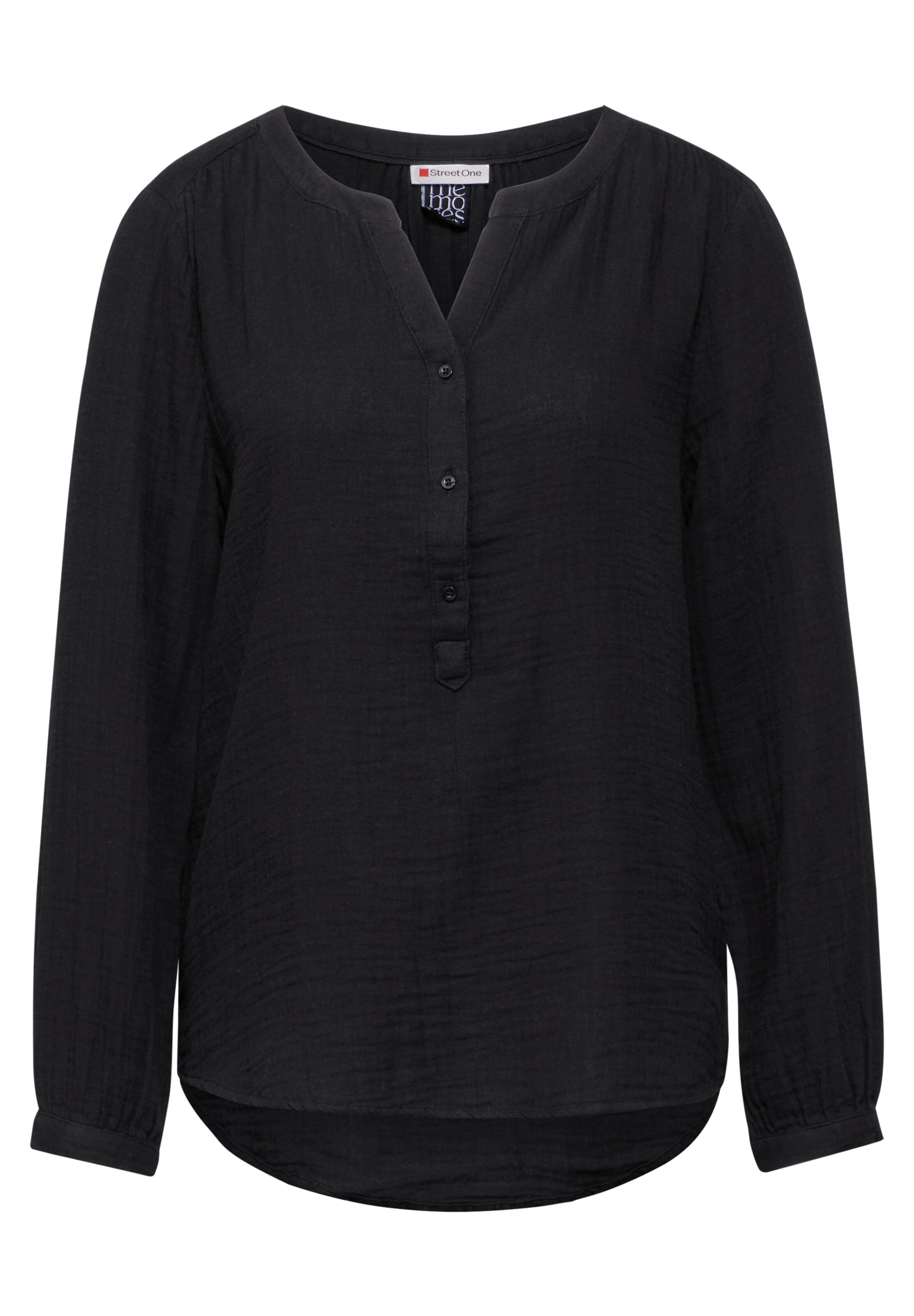 STREET ONE Bluse in Schwarz: Vorderseite