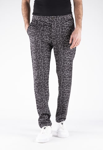 Coupe slim Pantalon Giorgio di Mare en gris : devant