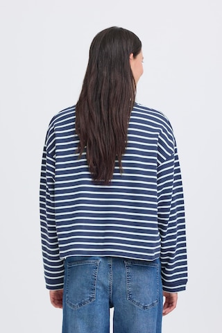 ICHI Sweatshirt 'BASMA ' in Blauw
