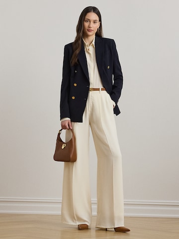 Lauren Ralph Lauren Wide Leg Hose in Beige