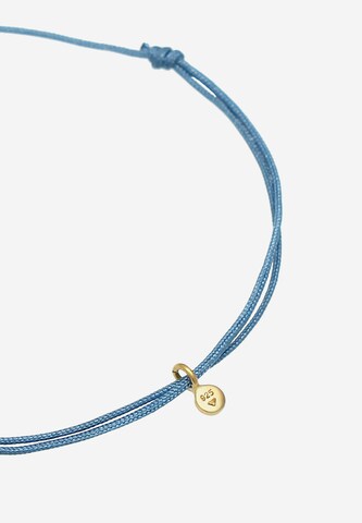 ELLI Armband Kugel, Textil-Armband in Blau