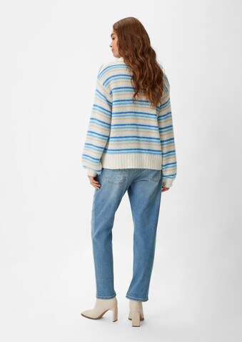 comma casual identity Pullover i hvid: tilbage