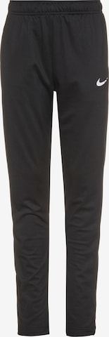 NIKE Regular Workout Pants in Black: front