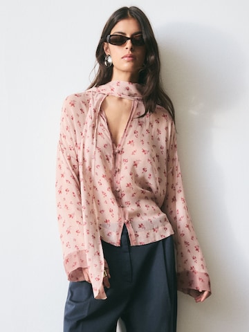 Chemisier Bhoem en rose : devant