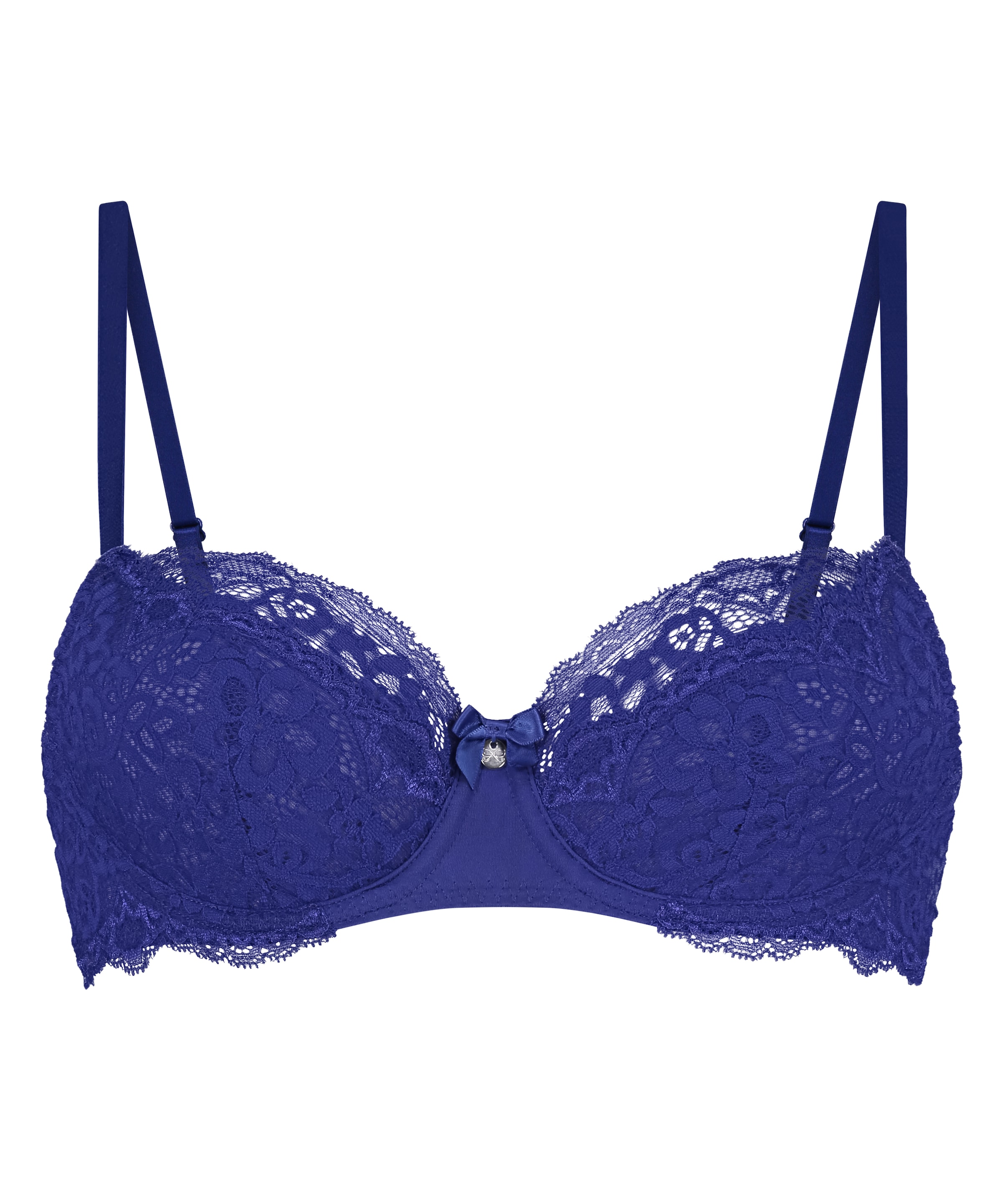 Hunkemöller T-shirt BH in Blauw: voorkant