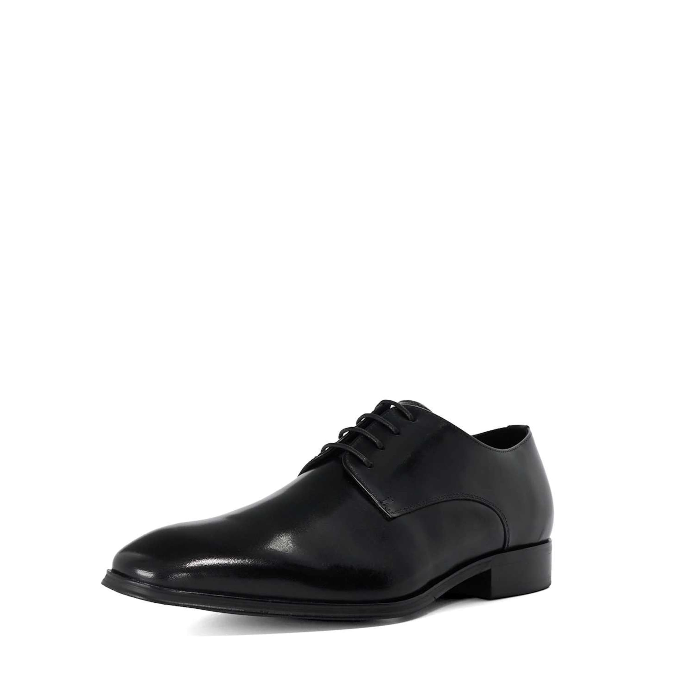 Dune LONDON Schnürschuh 'Satchel' in Schwarz: Vorderseite