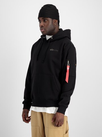 ALPHA INDUSTRIES Суичър в черно
