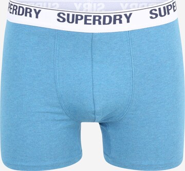 Boxers Superdry en bleu : devant