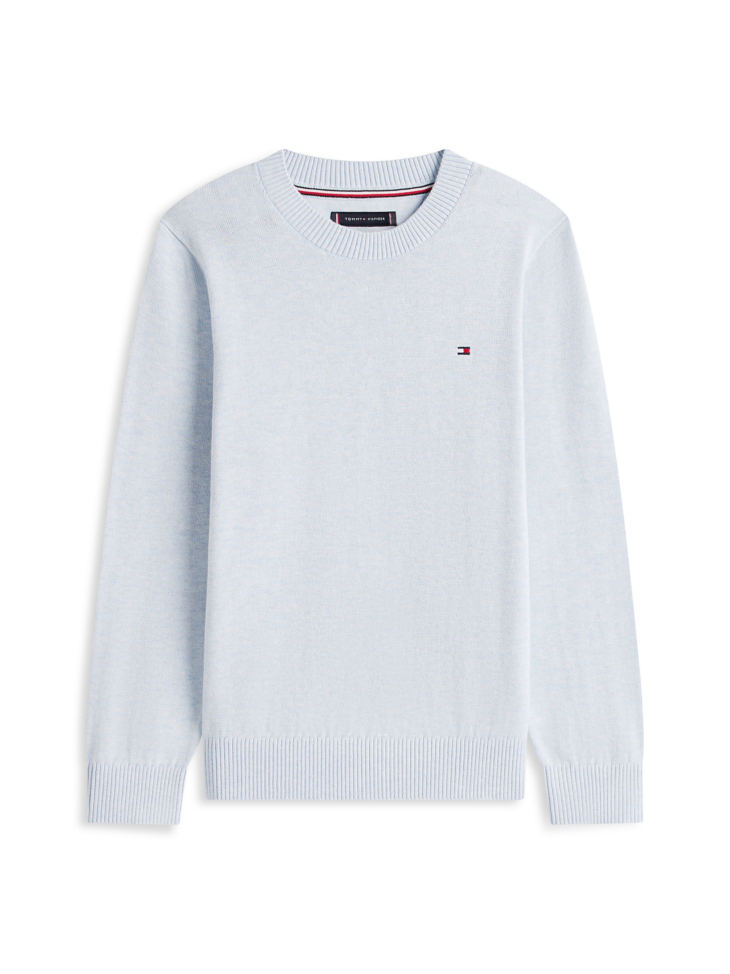 TOMMY HILFIGER Sweater 'Essential' in Blue: front